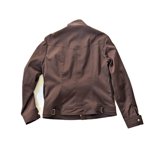 Gitti brown fall jacket. Size small - Picture 2 of 5